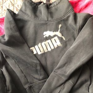 turtle neck puma hoodie
